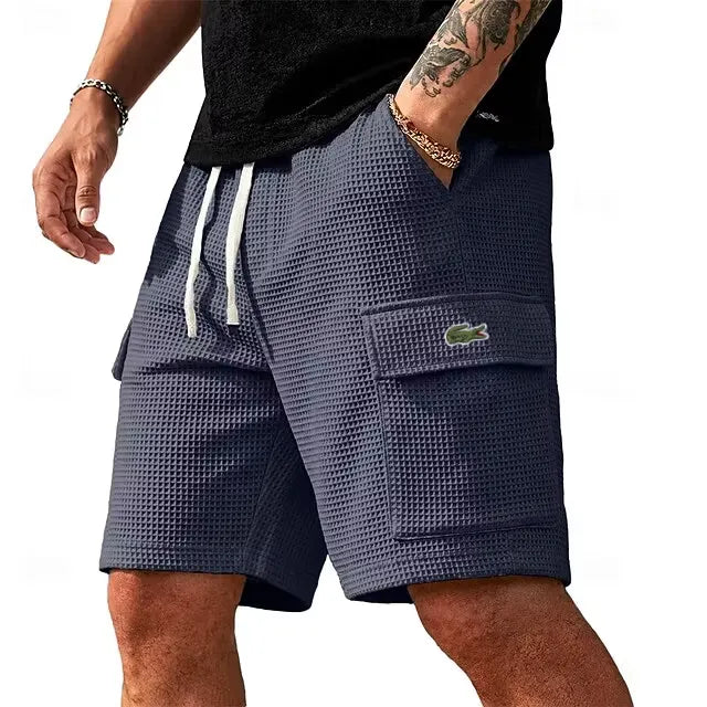 Retro Waffle Summer Shorts